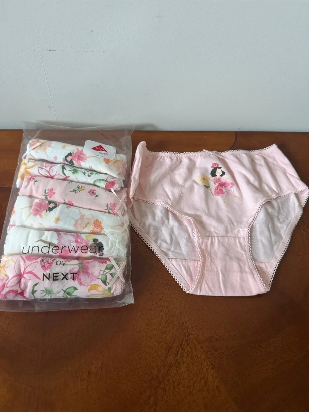 NEXT Pink Fairy Briefs 7 Pack , NWT